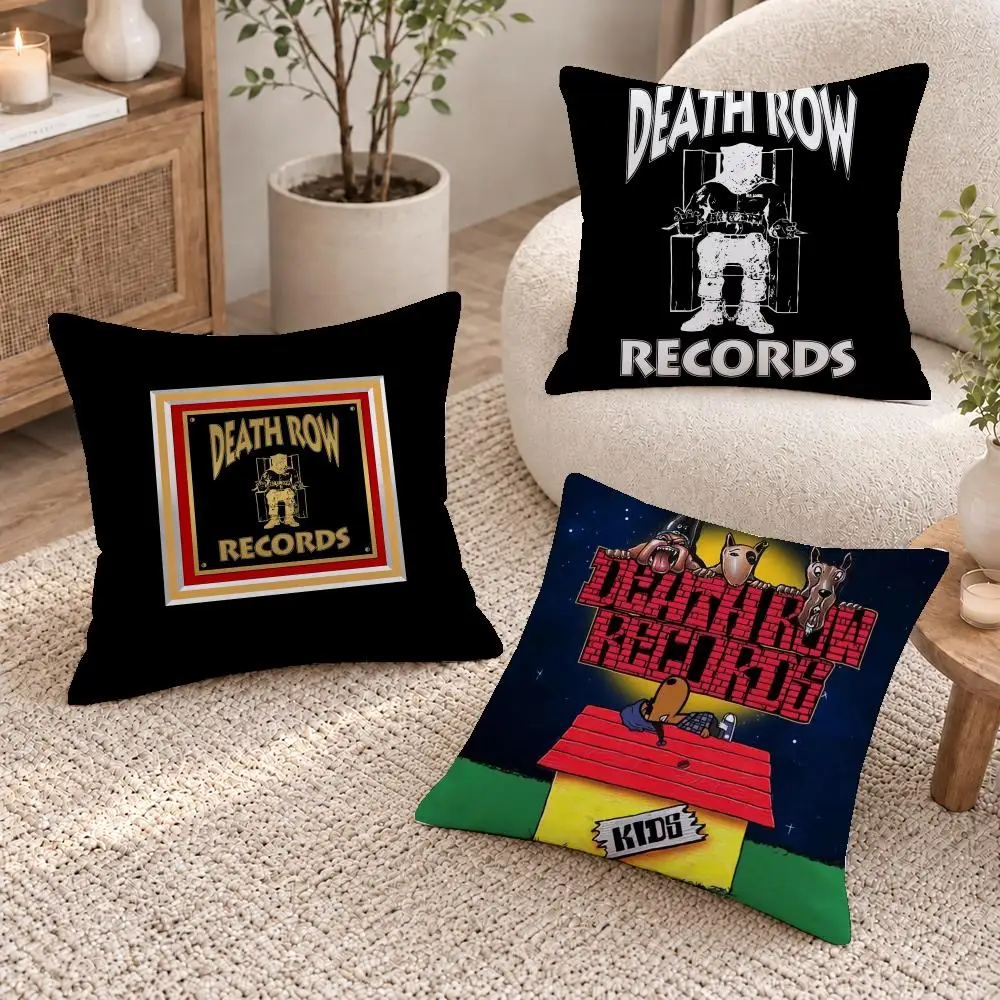 Classic Brand Death Row Cushion Cover Washable Short Plush Pillowcase, Wrinkle Resistant Cushion Cover for Bedroom Decor Gift
