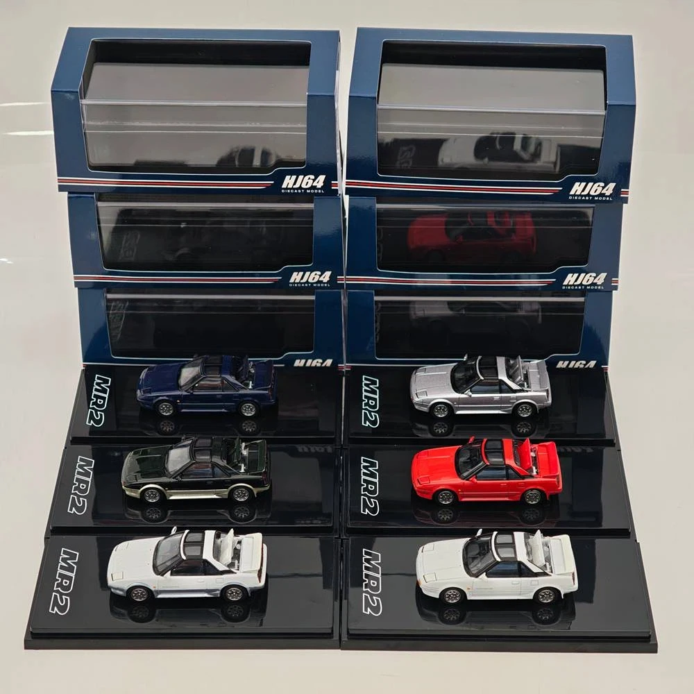 Hobby hj64 1:64 for MR2 1600G - LIMITED SUPER CHARGER 1988 T BAR ROOF HJ643056A Series Diecast Model Car Miniature Collection