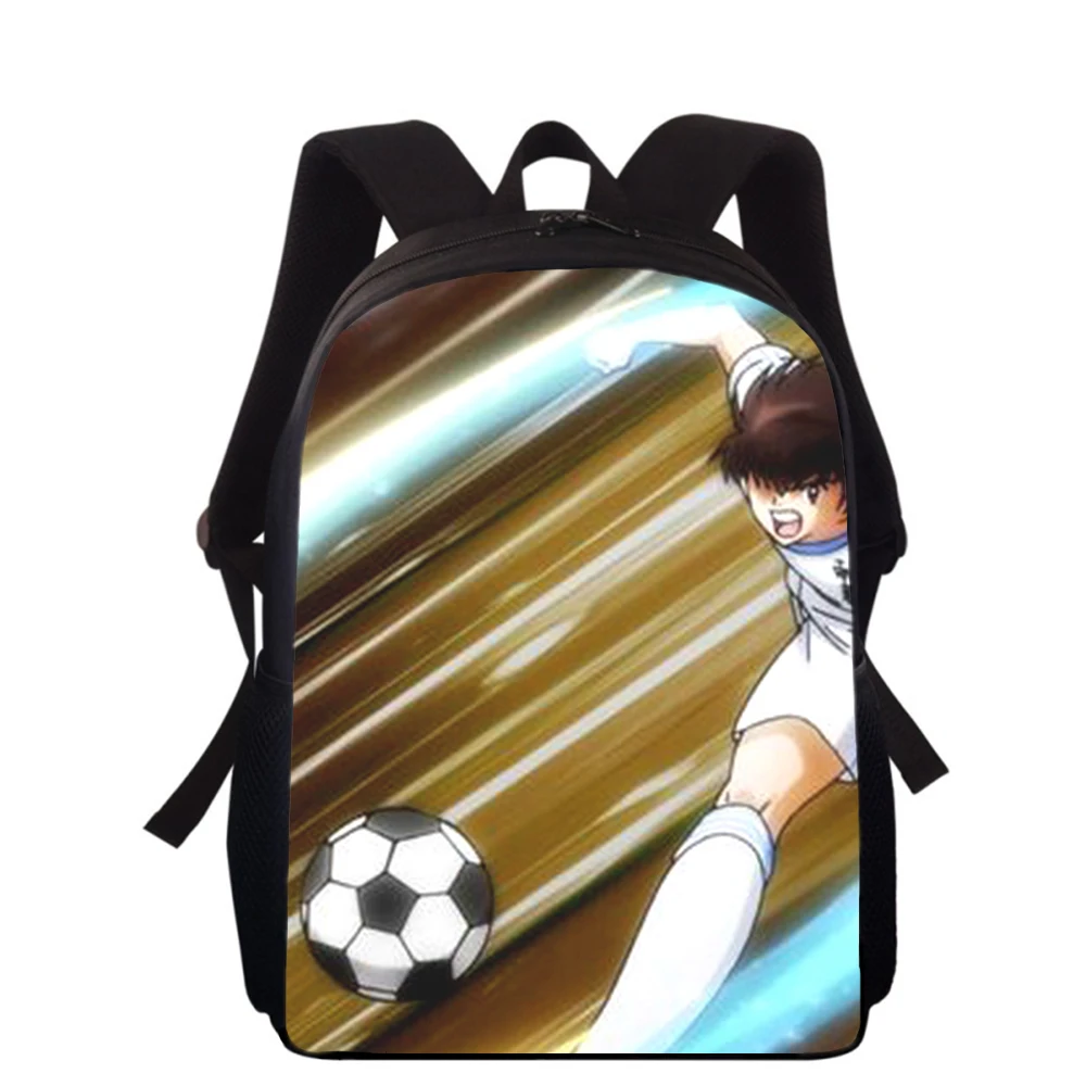 anime Captain Tsubasa 15” 3D Print Kids Backpack Primary School Bags for Boys Girls Back Pack Students School Book Bags