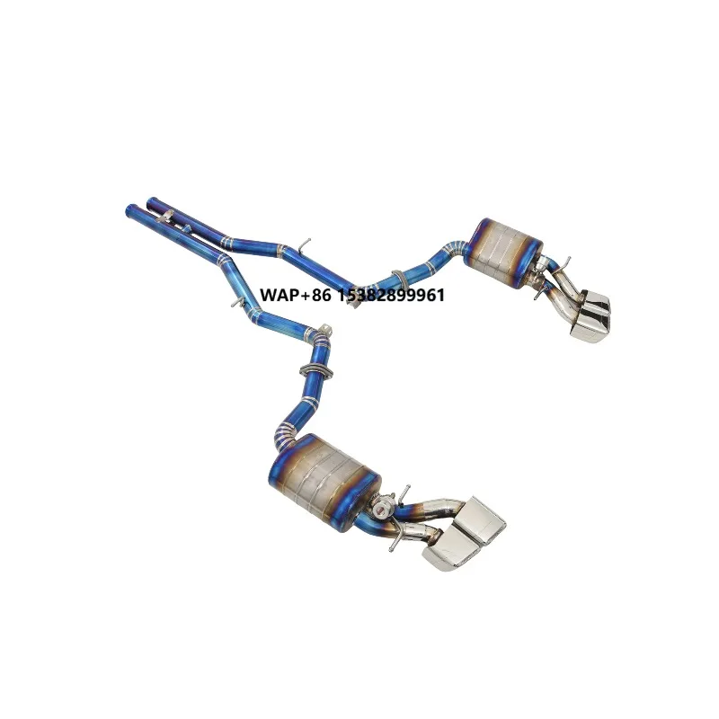 YT Performance Exhaust System Sport Race Valved Catback Muffler with Remote Control for CLS63