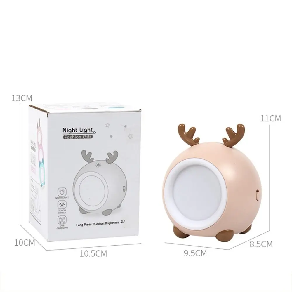 Petite Veilleuse Portable à LED Rechargeable pour Enfant, Lumière de oral et à Gradation Tactile