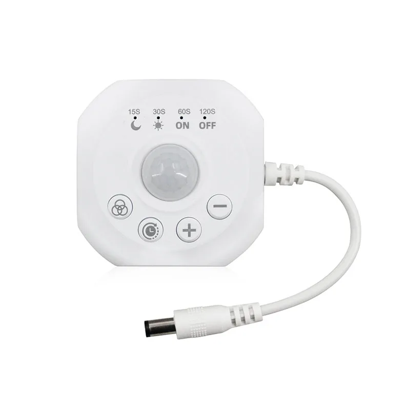 

New human body sensing monochromatic light sensor LED strip lamp controller PIR sensing dimming controller
