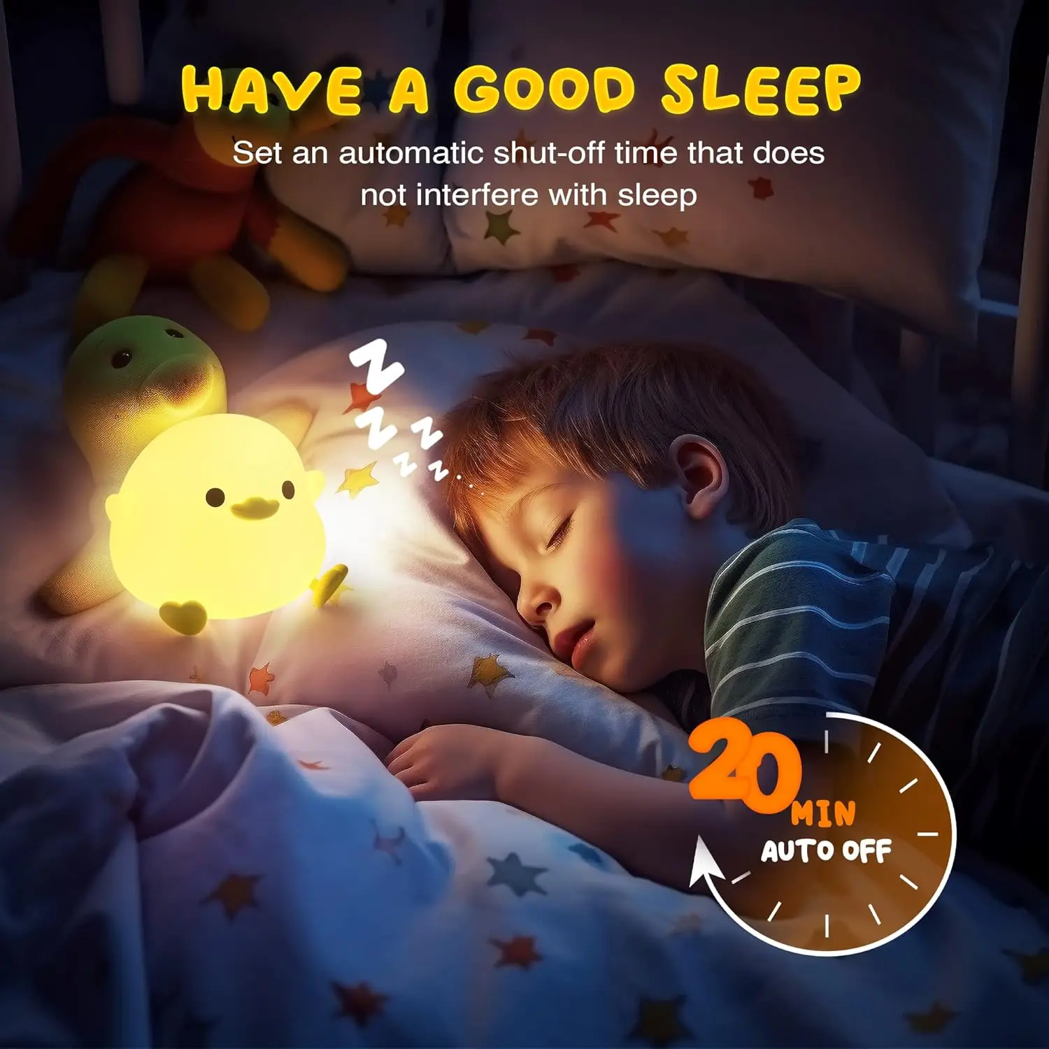 Luz LED nocturna de pato bonito DoDo pato, lámpara de mesa recargable de silicona, lámpara de noche con Sensor táctil para dormitorios y sala de estar