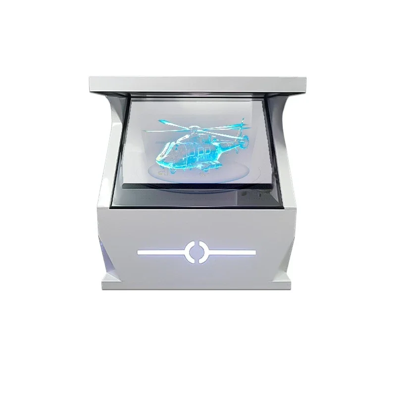 Holographic projection sand table room AI digital human holographic cabinet voice dialogue interactive real estate real estate