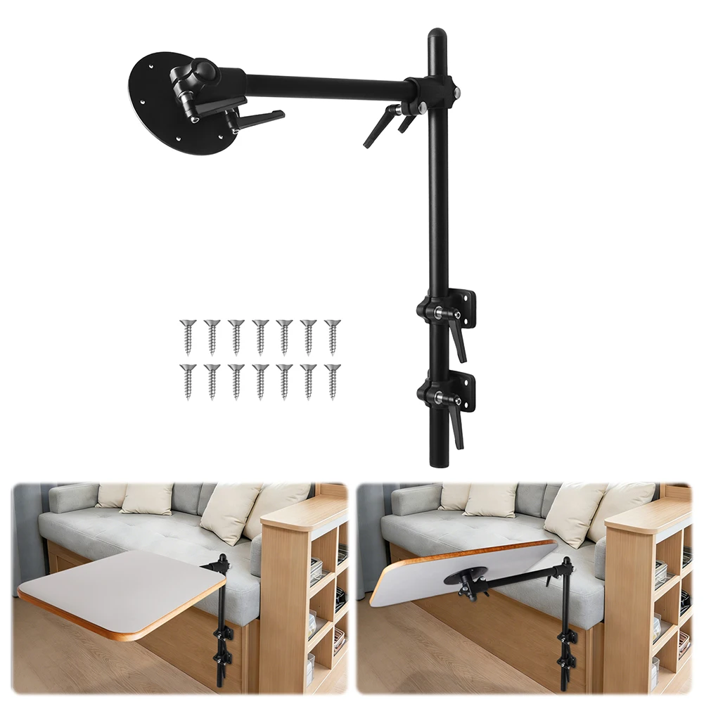 RV Table Leg Swivels Detachable 360° Swivel RV Table Leg Removable Aluminum Alloy Adjustable Mount For Camper Van Travel Trailer