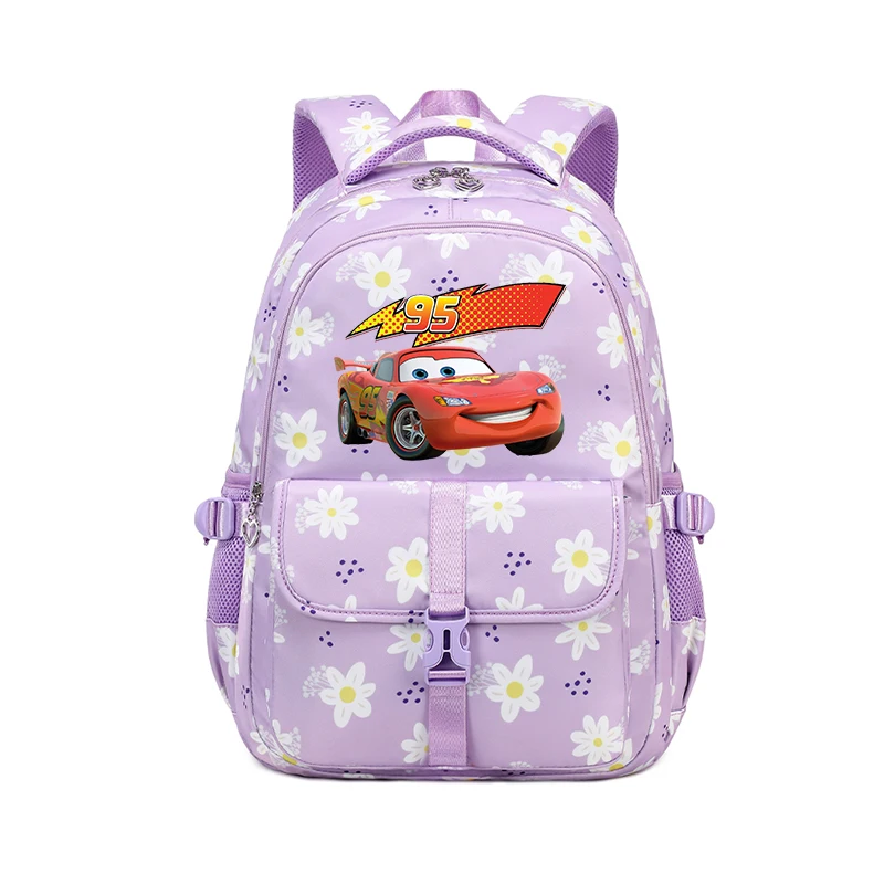 Disney Pixar Cars Lightning McQueen Kids School Bag Backpack for Girls Children Waterproof Backpacks Large Capacity Book Bag