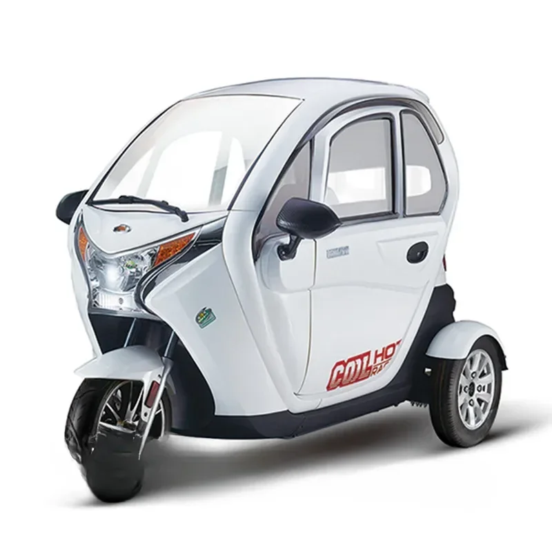 2500W Adult Tricycle 3 Wheel Electric Car Fully Enclosed High Speed Transport Vehicle Old People Mobility Scooter