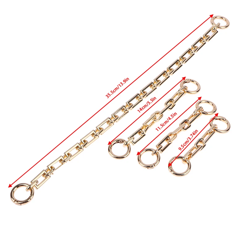 Bag Extension Chain Purse Chain Shoulder Crossbody Strap Handles Bag Accessories Handbag DIY Replacement Chains Charm Decoration