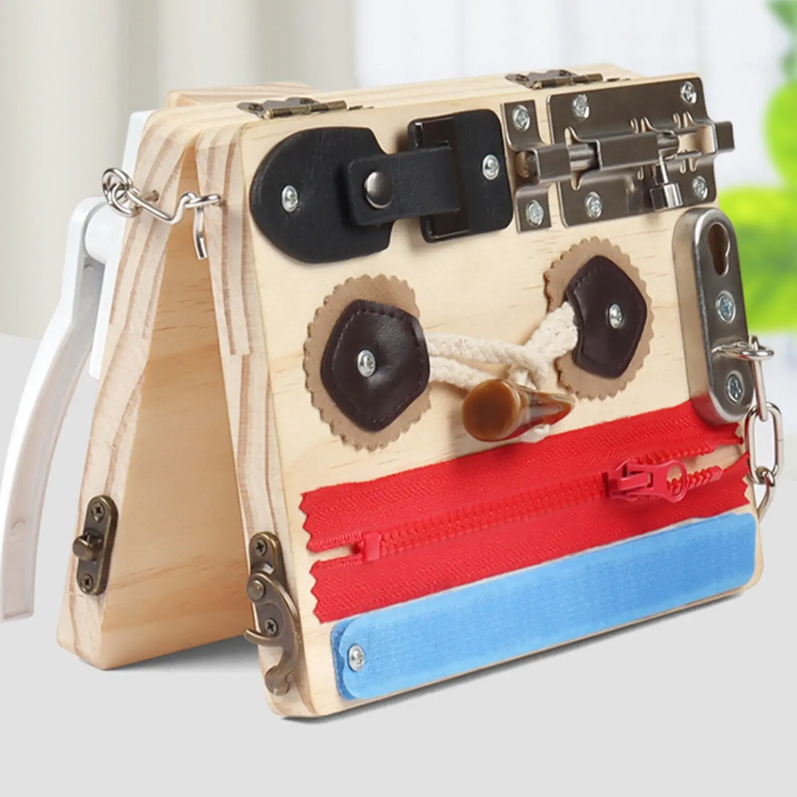 

Деревянная развивающая доска для занятий, игрушка для развития мелкой моторики, неструктурированная игра