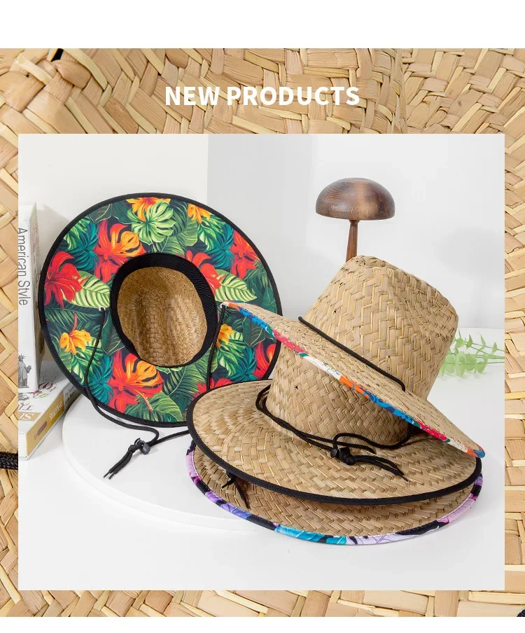 

2025 Summer Women's Wide Brim Straw Hat - Foldable UV Protection Beach Hat for Travel, Vacation & Fashion