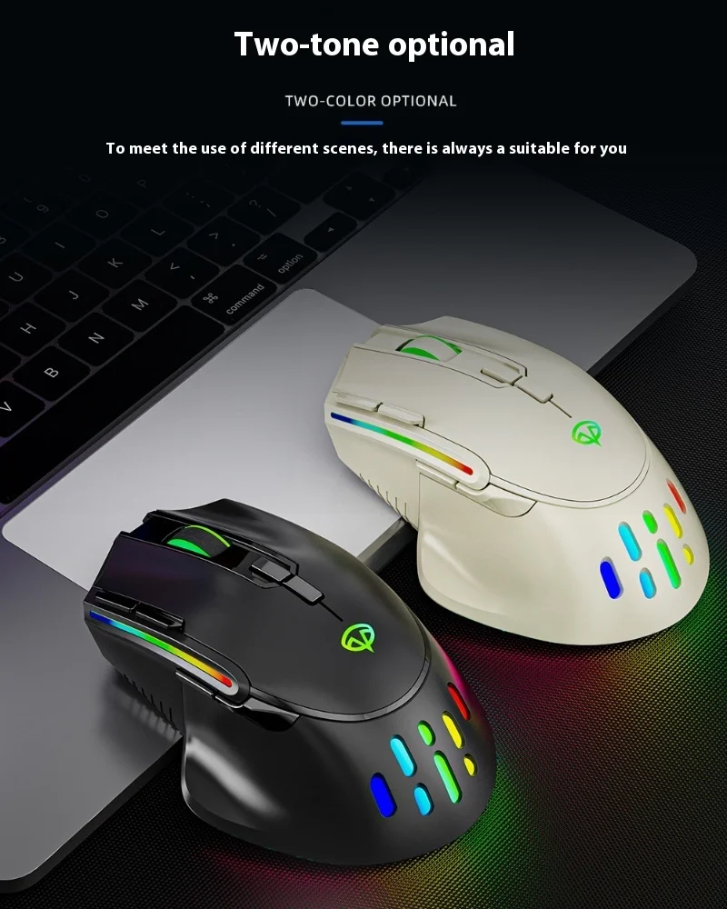 

Dark Alien D4 Esports Mouse Rgb Light-Emitting Rechargeable Office Laptop Wireless Gaming Mouse For Multiple Scenarios