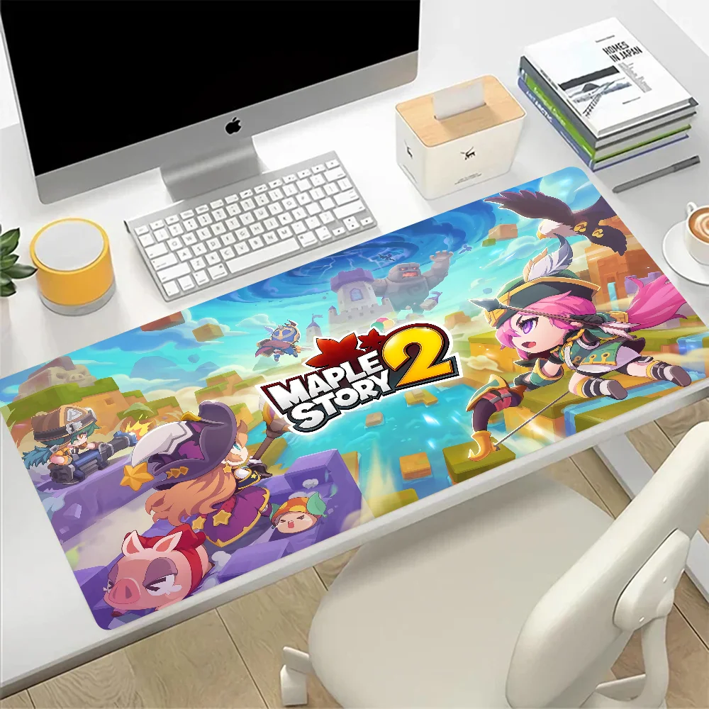 Mapletory Large Mouse Pad Gaming Mousepad PC Gamer Computer Office Mouse Mat XXL Silicone Keyboard Mat Desk Pad Laptop Mausepad