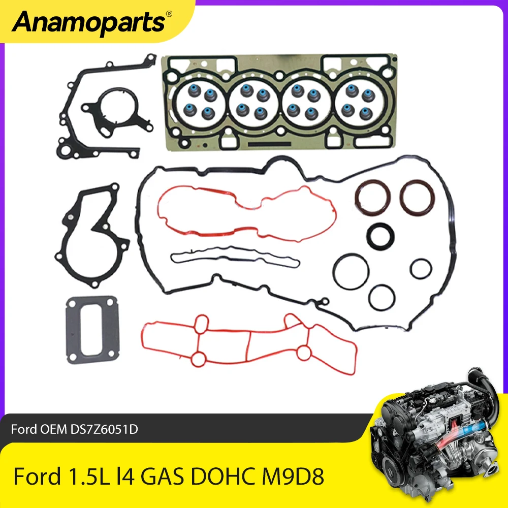 

Детали двигателя, комплект прокладок головки подходит для Ford Fusion Escape KUGA 1,5 л l4 GAS DOHC M9DB M8DB 2014-2020 OEM DS7Z6051D