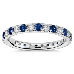 Huitan Simple Stylish Finger-ring for Women Blue/Crystal Cubic Zirconia Fashion Contracted Female Accessories Versatile Jewelry