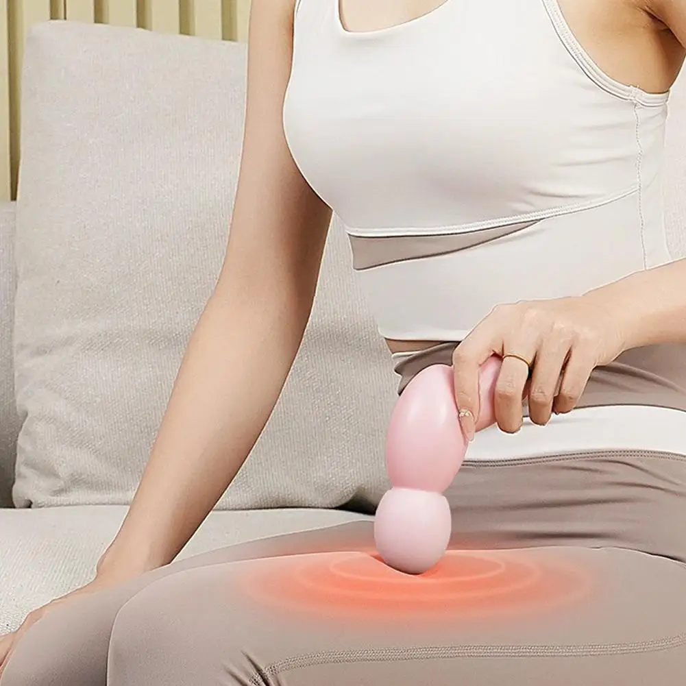 

1pcs Mini Massage Gun Fascia Machine Muscle Relaxation Vibrating Gun Portable Rod Massage Fitness Equipment Neck Body