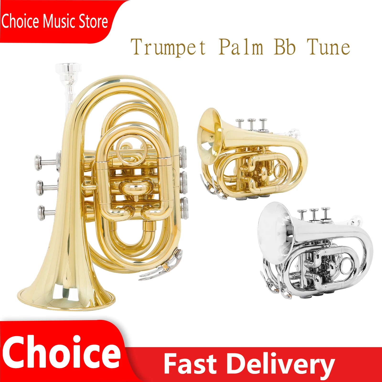 

SLADE Palm Horn Bb латунь нержавеющий мини-ветер музыкальные инструменты Palm Horn перчатки для выступлений ткань для протирания с аксессуарами для сумок