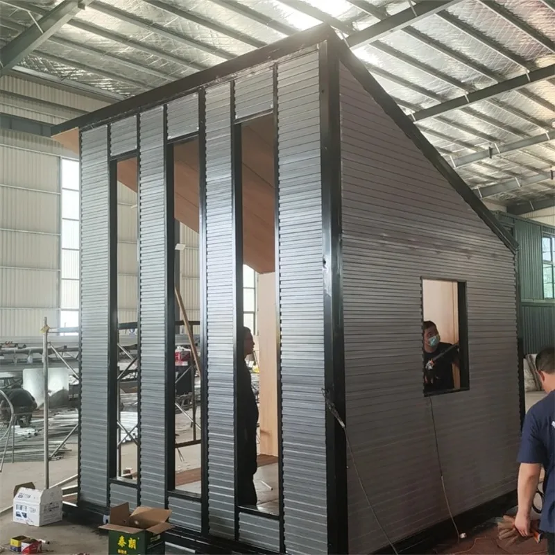 YG Customized Small Prefab House 3x3.5x3.7M Modern Flat Pack Cabin Portable Tiny Home Kits For Outdoor Garden Backyard Office St
