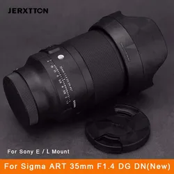 New Sigma 35mm F1.4 DG DN Lens Decal Skins Lens Premium Sticker 3M Vinyl Wrap Cover Cases for Sony E Mount L Monut 35 1.4