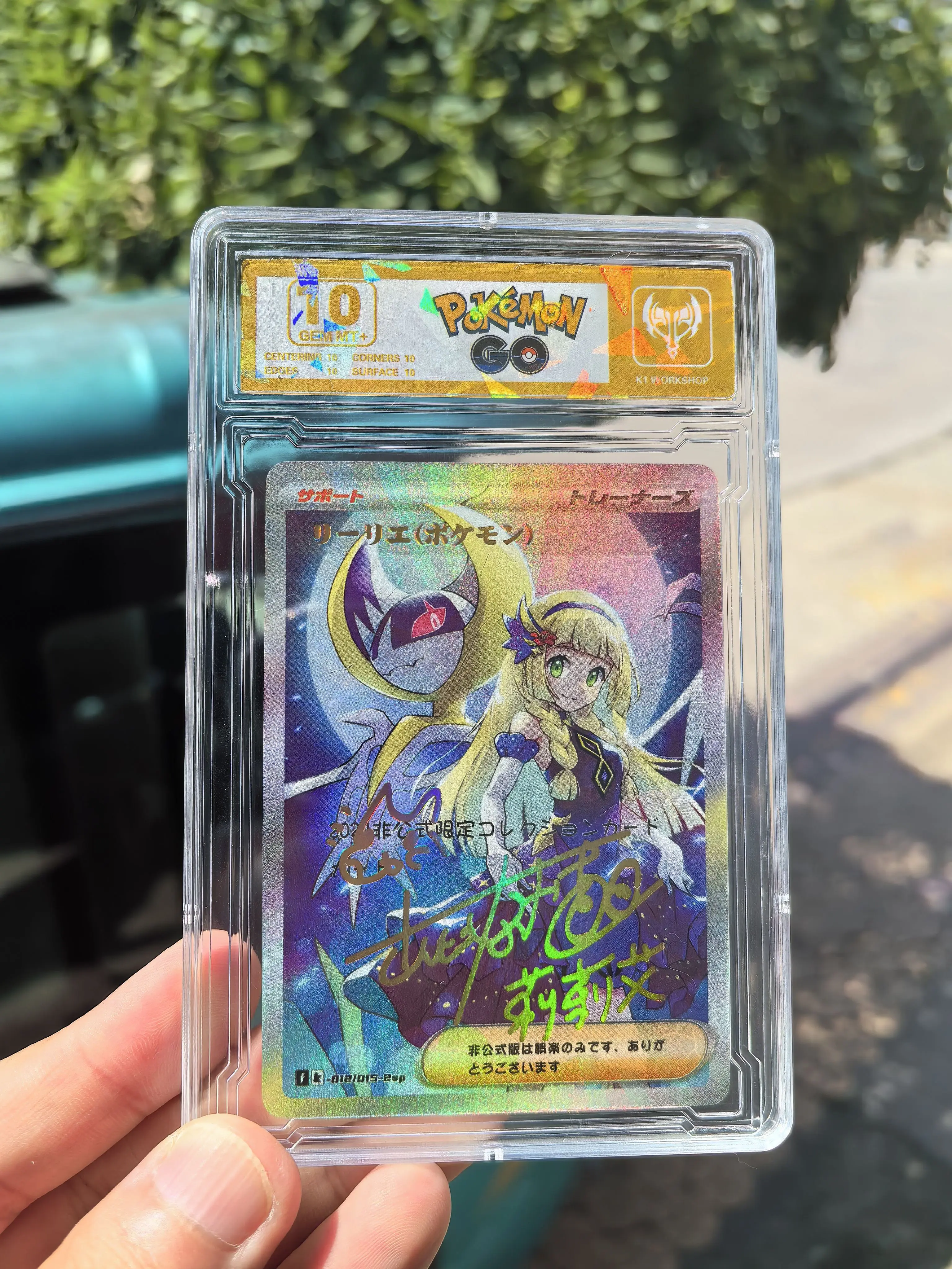 15pcs/set diy pokemon pocket  Self Control Collect Signature Trading Flash Card Anime Cartoon Gift Gilded signature 63*88mm
