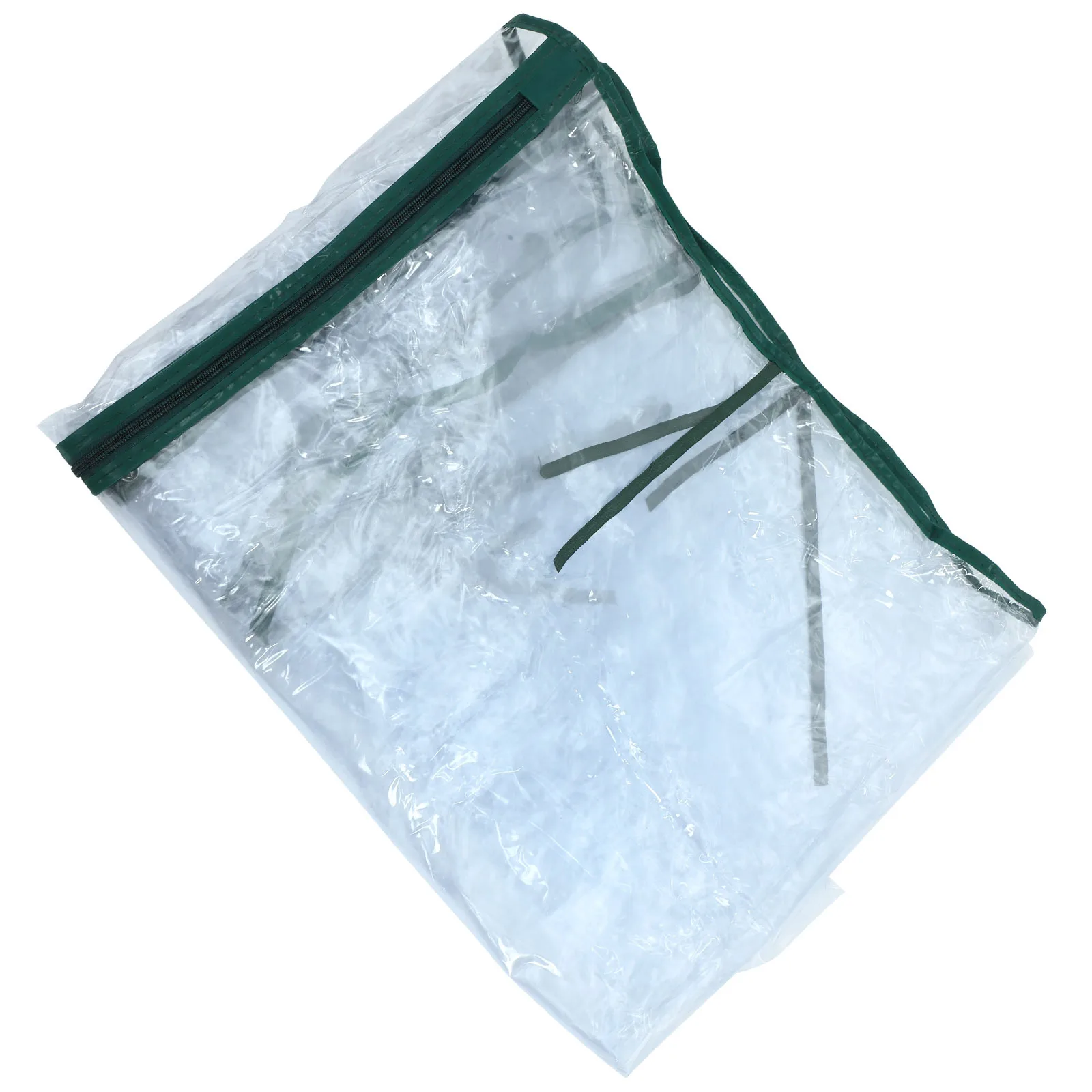 温室カバー PVC クリア 耐久性 防水 雨よけ プロテクター 植物シールド ロールアップドア 柔軟 簡単組み立て