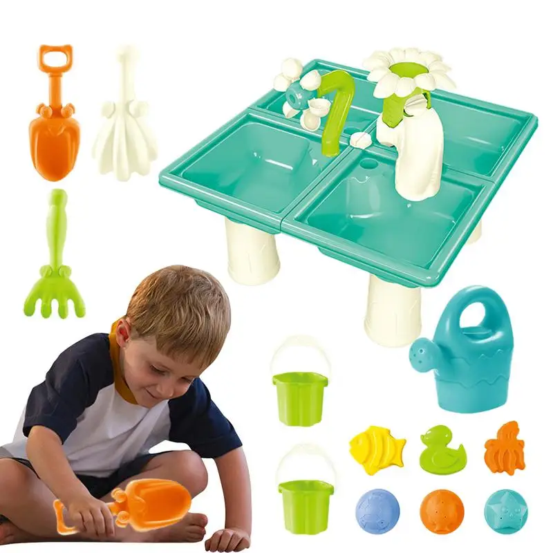 

Sand And Water Table Toddler Sensory Kids Table 13 Piece Water Toy Accessories Enhances Motor Skills Promotes Sensory Learning &