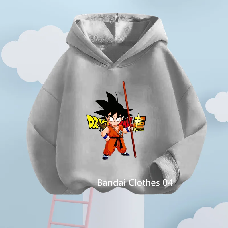 2024 Dragonball Hoodie Kids Spring Sportswear Boys And Girls Goku Sweatshirt Boys Clothes Girls Set Hoodie Pantsuit Children