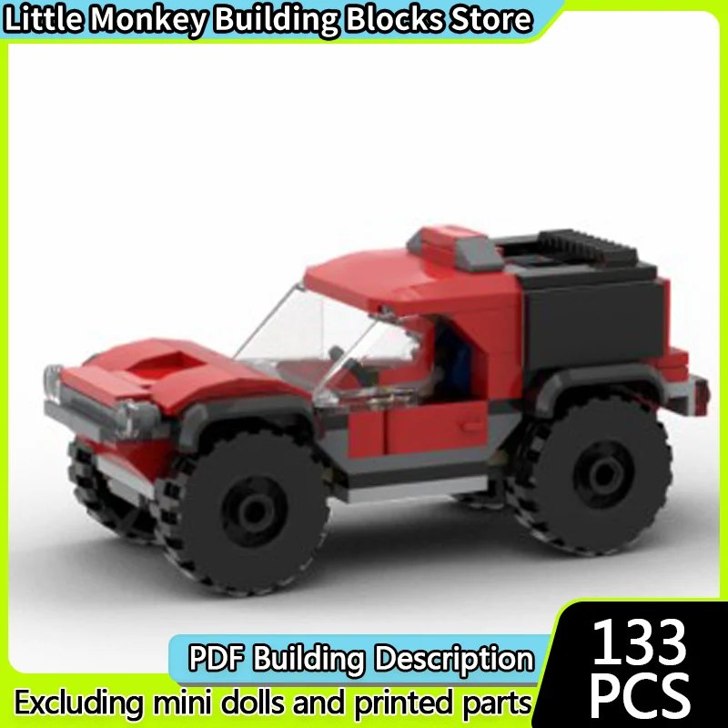 

Speed Racing Car Model MOC Building Bricks Classic Dakar Car Modular Technology Children Holiday Gifts Assemble Toys Suit