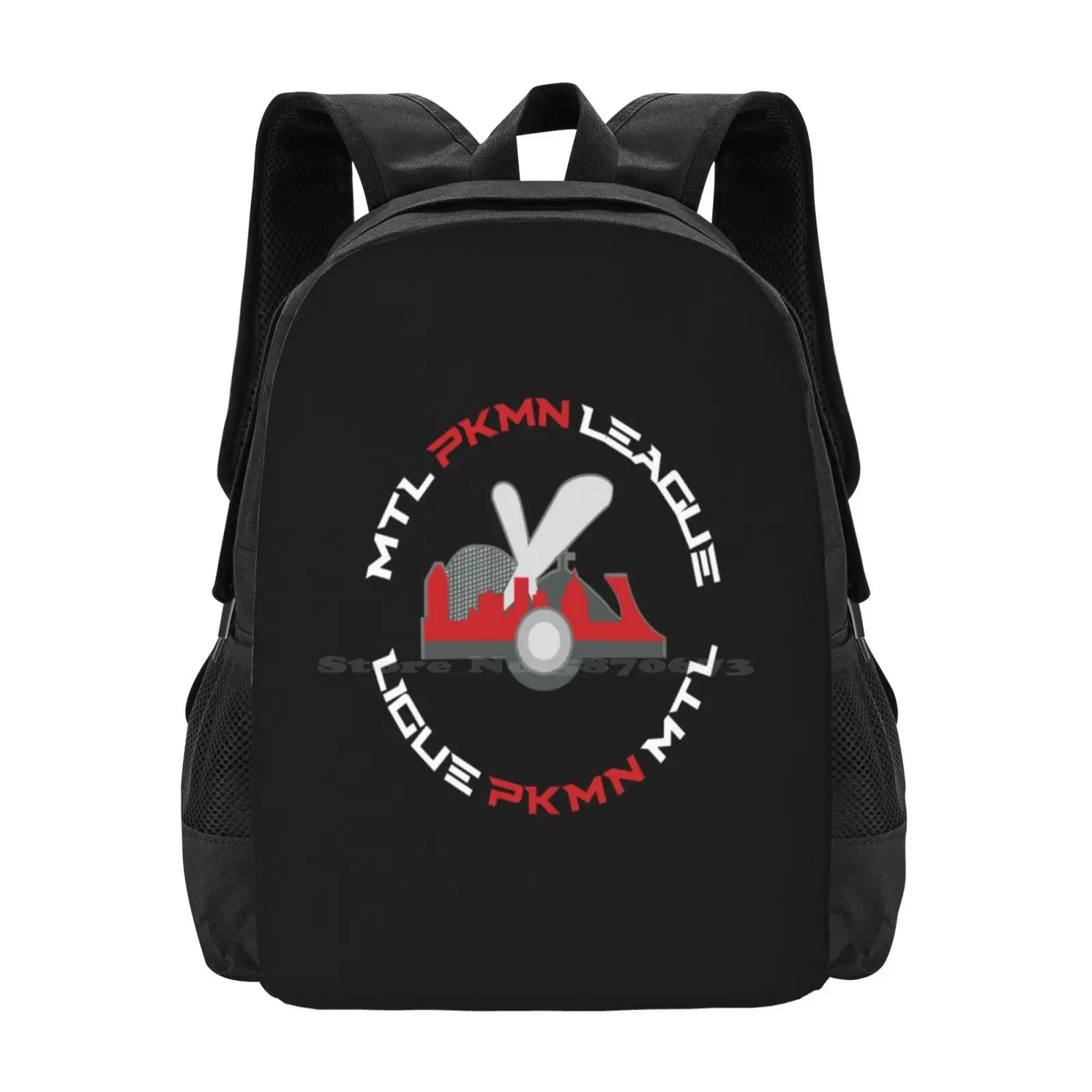 

Mpl Small Logo (White Text) Hot Sale Schoolbag Backpack Fashion Bags Montrealpkmnleague Mtlpkmnleague Montreal Pkmn League Mpl