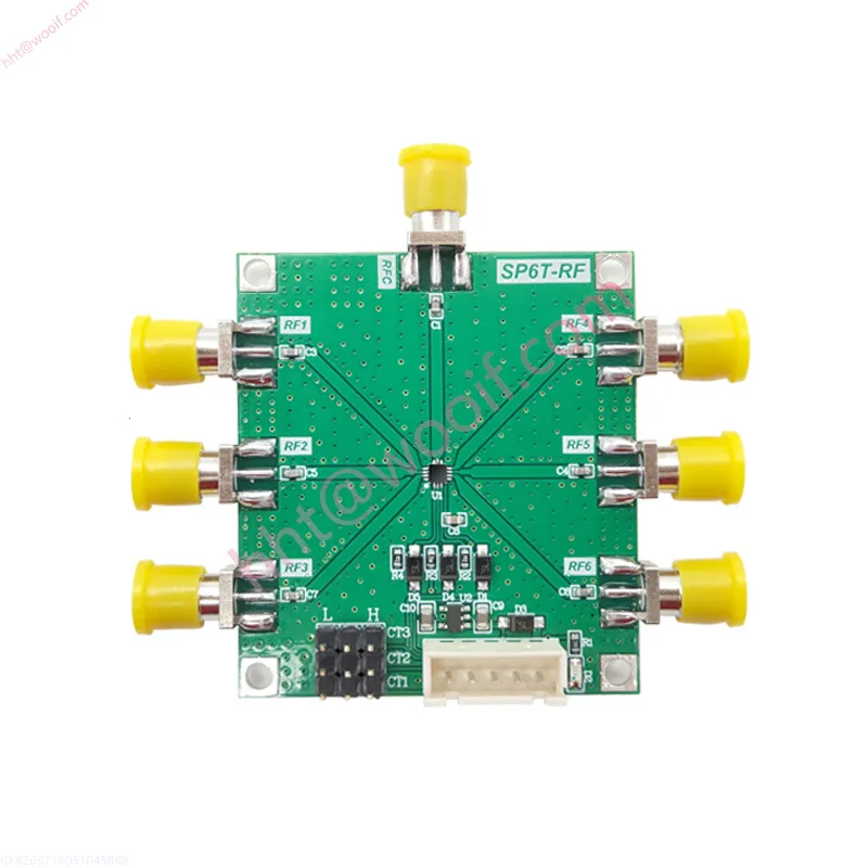 RFSW6062 Modul Sakelar RF Tiang Tunggal Enam Lemparan 6GHz Bandwidth Band Switching Pengalih Sinyal Biaya Rendah