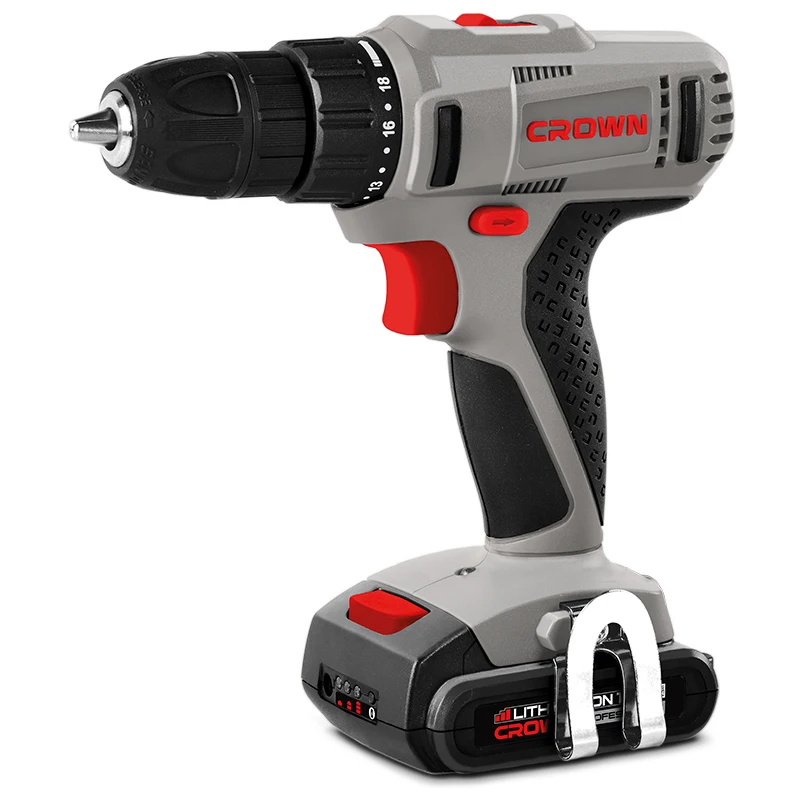 CROWN 28mm 14.4v Screwdriver Drill Machine Power Tools 1.5ah 25n.m High Quality Rated Voltage Cordless Electric Drills