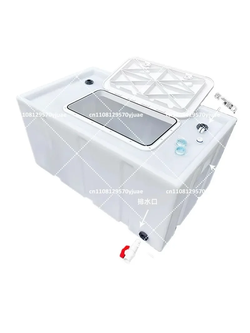 

Thickened Live Fish Transport Bucket Portable Plastic Fishing Storage Tank Outdoor Aquaculture Container