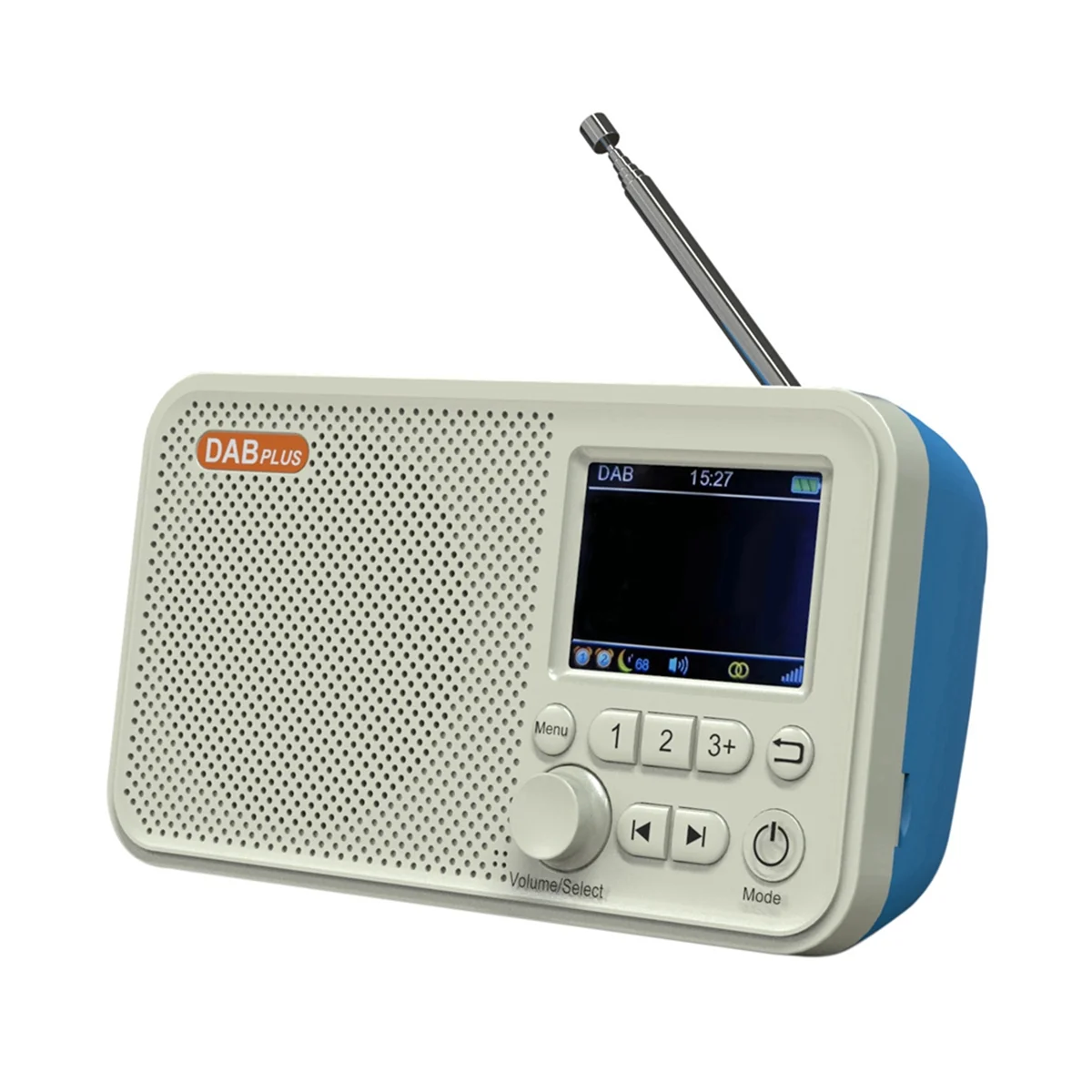 SODIAL C10 2.4 Inch Color LCD Screen Alarm Clock DAB DAB+ FM Bluetooth Broadcasting Radio Supports TF Card MP3 Player