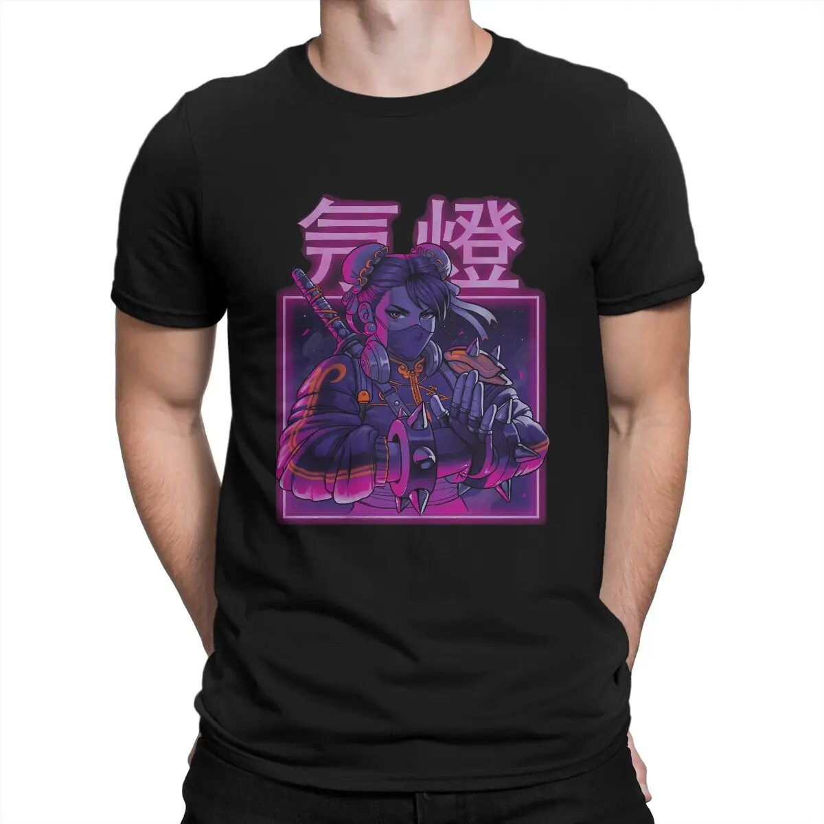 

Футболка для уличного истребителя Chun Li Neon, Весенняя модная футболка, уличная одежда в стиле Харадзюку, новый тренд