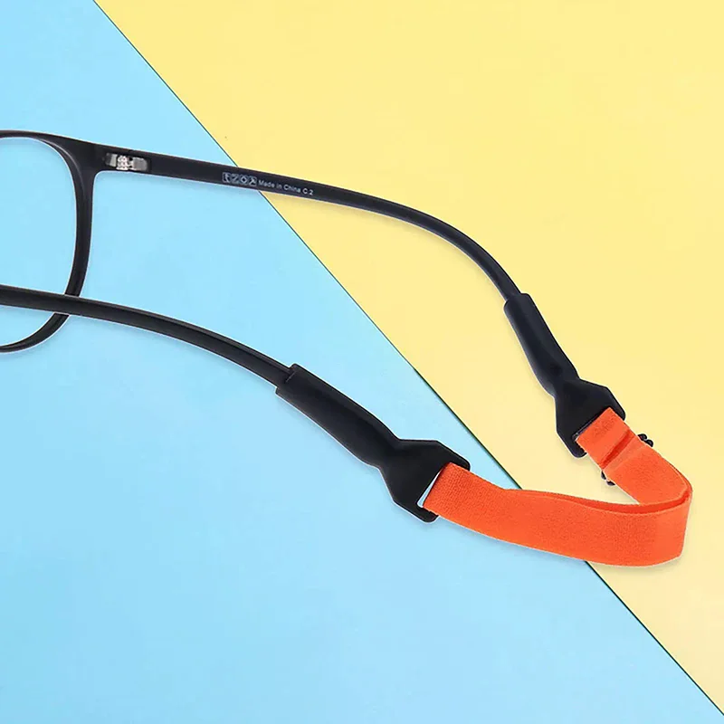 2Pcs Adjustable Glasses Chain Elastic Sport Glasses Strap Non Slip Anti Drop Fixer Eyeglasses Cord For Daily Sports Working