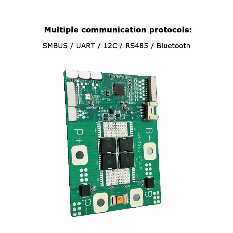 Heltecbms 4S bms  /protection board balance 12V21V  sodium ion battery protection board 10-100A startup power supply SMBUS/UART