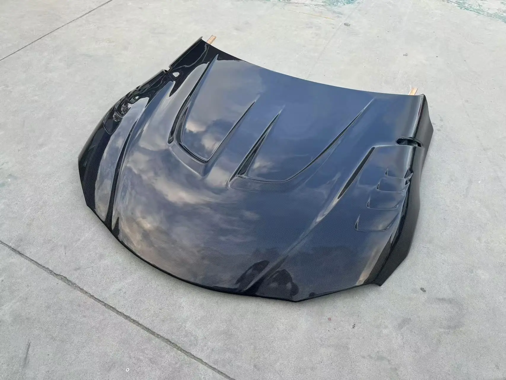 For Toyota GR Supra A90 A91 Mk5 Bonnet Hood Car Accessories Carbon Bonnet Engine Cover FRP 2019+ LB Style Hood Carbon Fiber - view 5