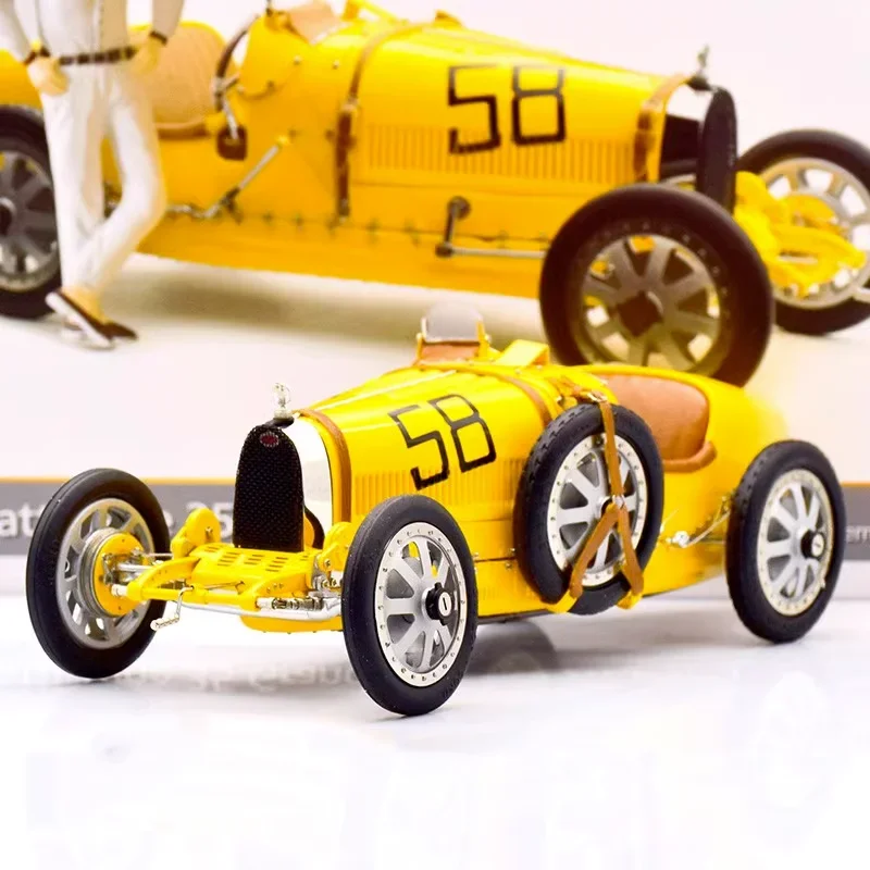 CMC 1:18 T35 # 58 anexado feminino motorista boneca simulação edição limitada todo aberto liga de metal estático modelo de carro brinquedo presente