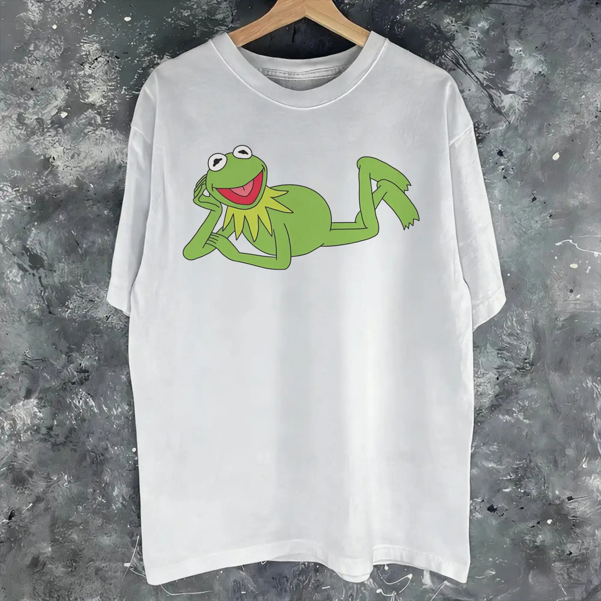 Kermits the Frog Tee Shirt for Men Women Graphic Printing T Shirts  Cotton Clothes