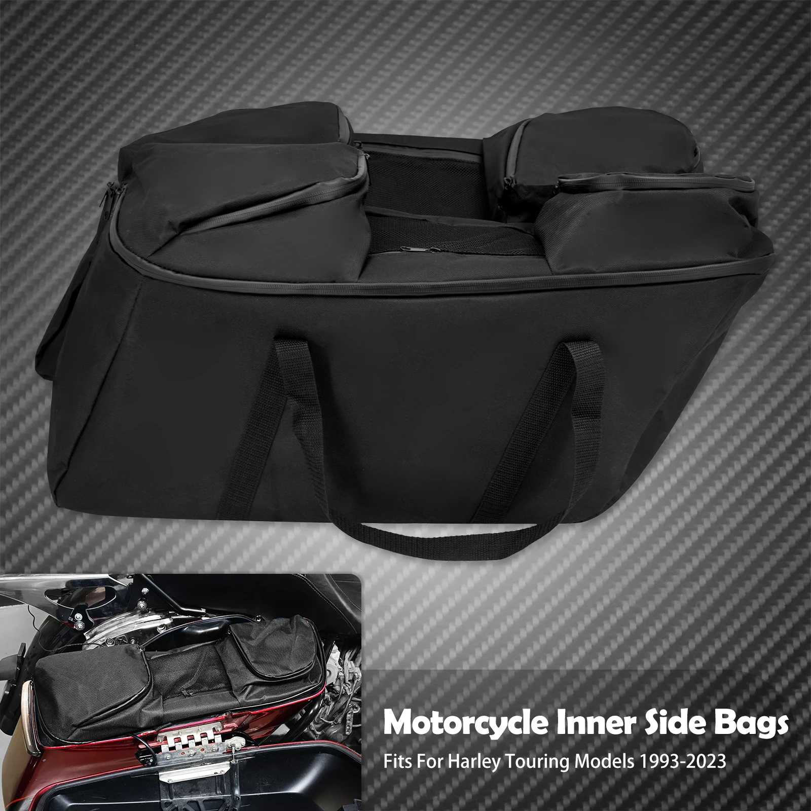 Motorrad Harte Satteltasche Gepäck Innere Liner Tour Pack Liner Taschen Für Harley Touring Road King Electra Street Glide 1993-2023