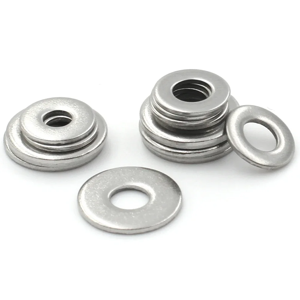 DIN9021 304 Stainless Steel Large Plain Flat Washers M1.6-M22 Metal Gaskets 2-100pcs