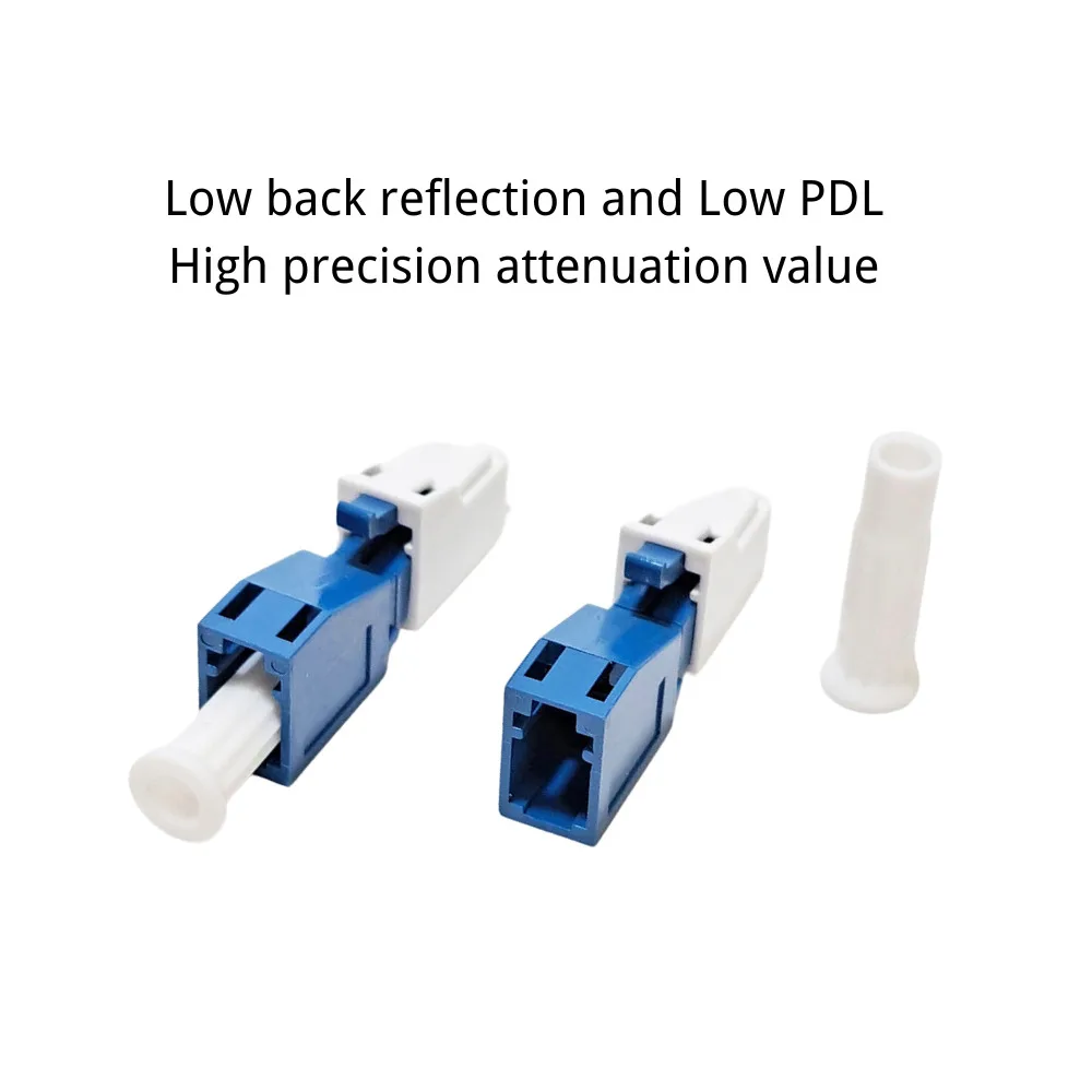 Optocal 3Db 5Db 7Db 10Db LC Fiber Optic Attenuator Plug-In Connector Single Mode Fixed Optical Application Hybird