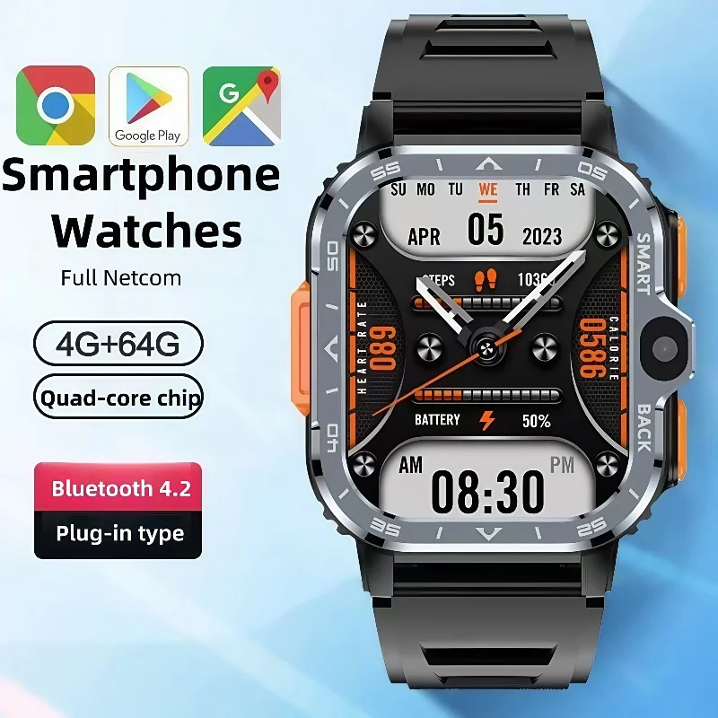 

Valdus PGD Android Smart Watch Men GPS 16G/64G ROM Storage HD Dual Camera NFC 2G 4G SIM Card WIFI Wireless Fast Internet Access