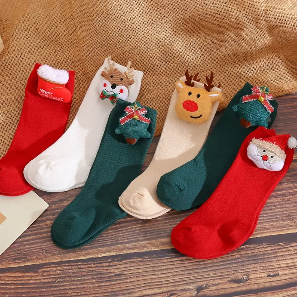 Socks Baby Accessories Girl Christmas Cartoon Animal Stuff For Newborns Girl Toddler New Baby Product Sock Infant Cotton Socks