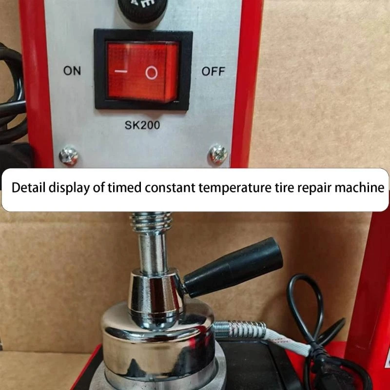 ماكينة ضغط فلكنة الإطارات الثقيلة 220 فولت 4000 رطل التحكم في درجة الحرارة بالضغط لإصلاح إطارات المركبات التجارية H9EE