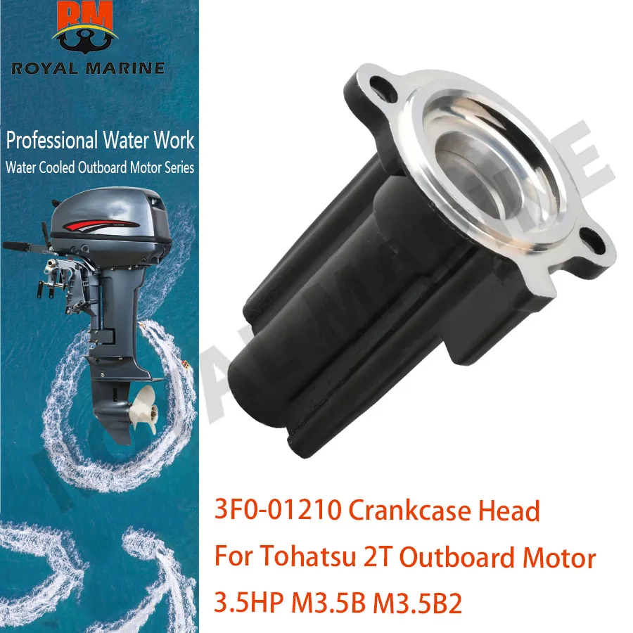BOAT Crankcase Head 3F0-01210 For Tohatsu 2T Outboard Motor 3.5HP M3.5B M3.5B2 3F0-01210-1 boat engine Accessories