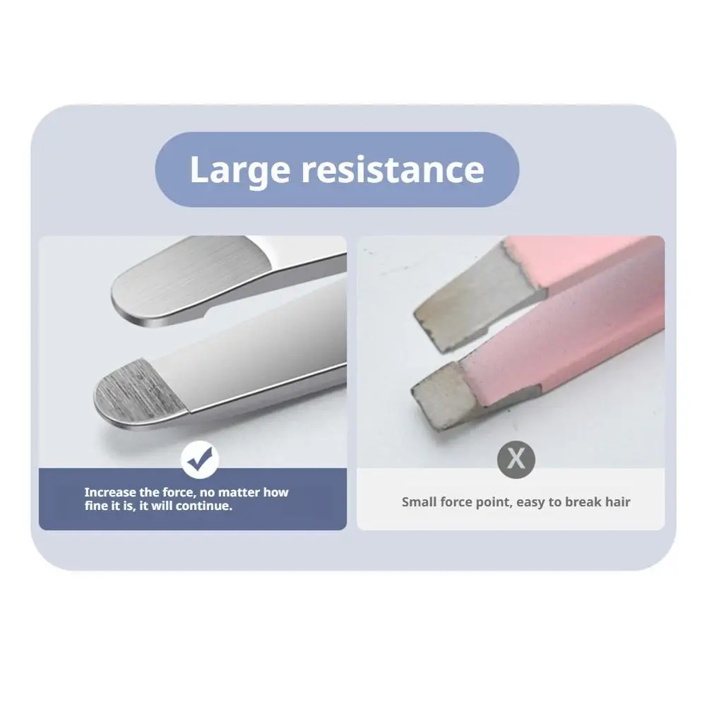 1 個まつげクリップステンレス鋼眉毛クランプ鉗子プロの脱毛ピンセット化粧品美容メイクツール