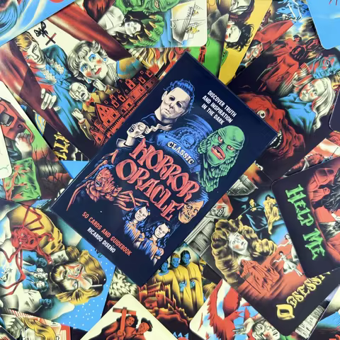 Classic Horror Oracle Cards High Quality Divination Board Games Party Entertainment Game Deck Cards