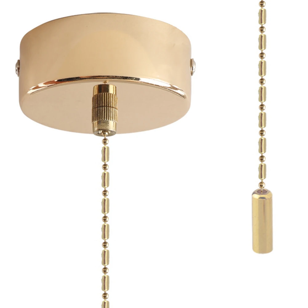 Efficient Bathroom Lighting Control Stylish Chrome Pull Cord Light Switch Featuring a Generous Length of 150cm