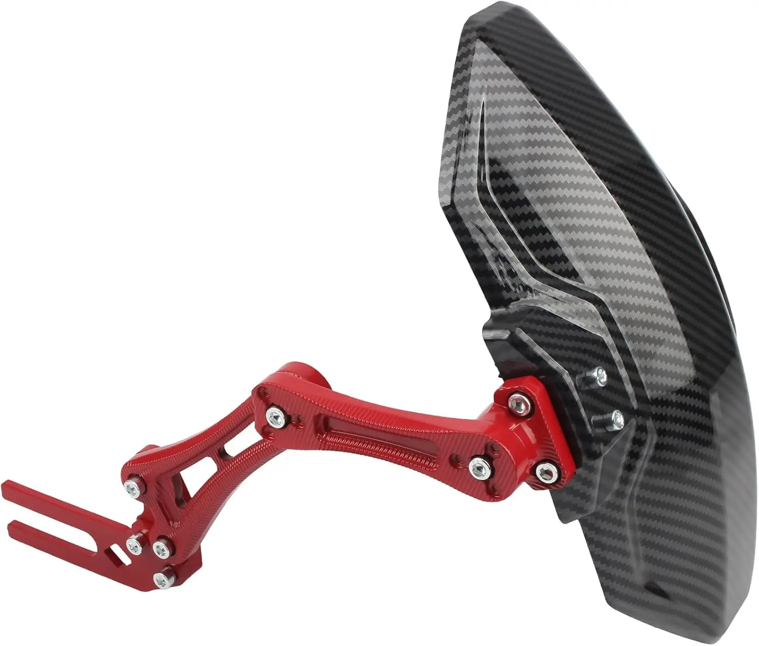 

Задний брызговик на колесо мотоцикла, задняя крышка, совместимая с универсальными аксессуарами-удлинителями для мотоциклов и скутеров-красный