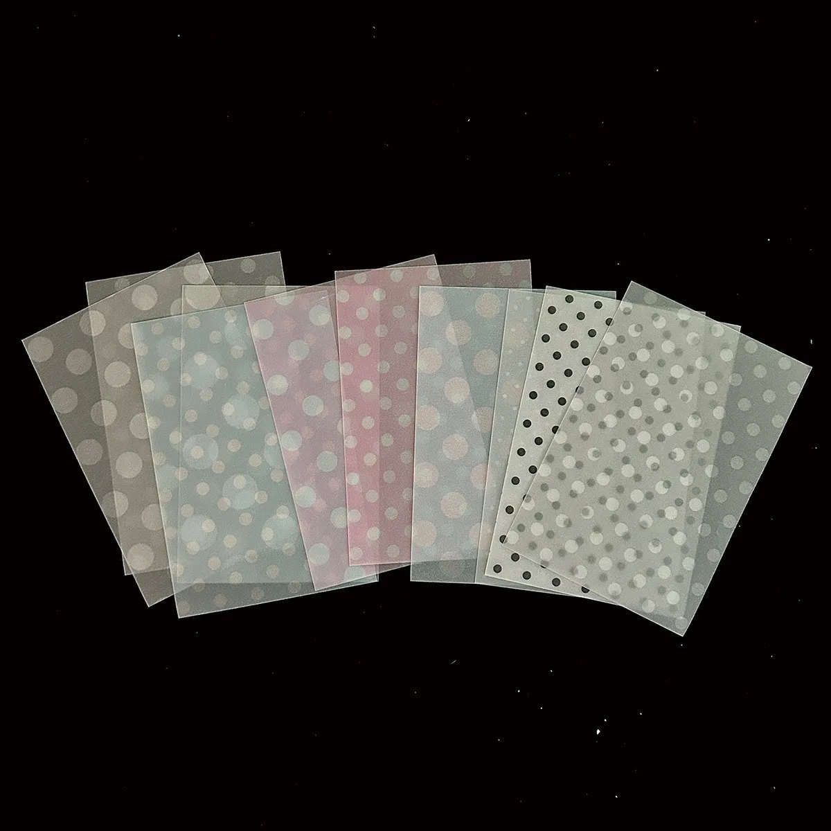 400Sheets Transparent Polka Dot Tracing Paper Journal Notes Stickers Instagram Style Collage Supplies Writable Double Sided Deco